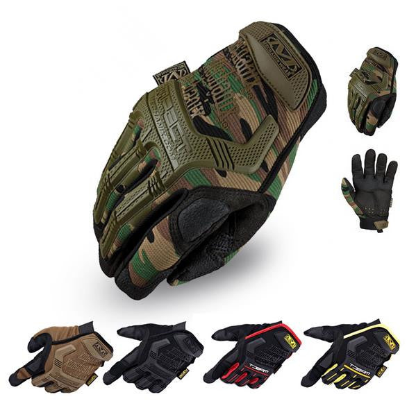 2016 New Mechanix Wear M-Pact Army Military Tactical Gloves Outdoor Paintball Shooting Full Finger Motocycel Bicycle Mittens