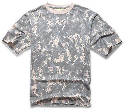 Summer Outdoors Hunting Camouflage T-shirt Men Breathable Army Tactical Combat T Shirt Military Dry Sport Camo Outdoor Camp Tees