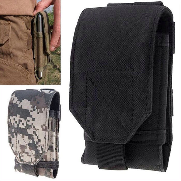 Discovery V9 Case New Outdoor Army Camo Camouflage Phone Bag Hook Loop Belt Pouch Holster Cover  For Lenovo A7000 -Free Shipping