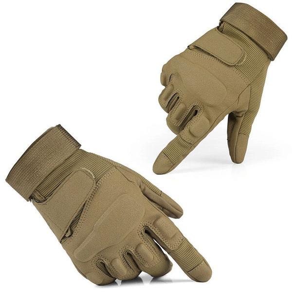 GL01 Mens Outdoor Military Tactical Gloves Full Finger M-XL Airsoft Foam Knuckle Protection