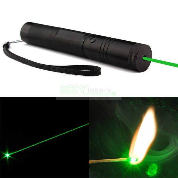 Promotion! Flashlight Style 301 Focus Burning 532nm Red / Green Laser Pointer ,Green Laser Pen Lazer Beam Military Green Lasers