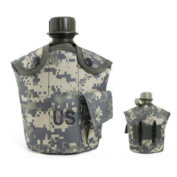 3PCS/Set Portable Canteen Tactical Water Bottle Army Cup Thermal Insulation Survival Kettle Military EDC Tool Kit Camping Hiking