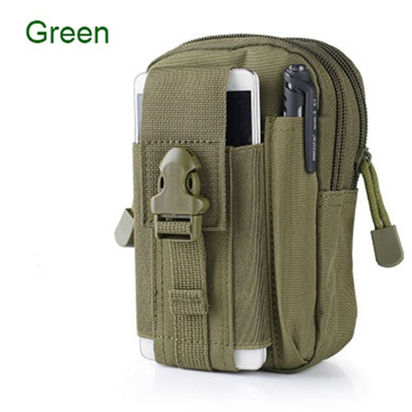 Universal Outdoor Tactical Holster Military Molle Hip Waist Belt Bag Wallet Pouch Purse Phone Cases For iPhone LG HTC Zipper