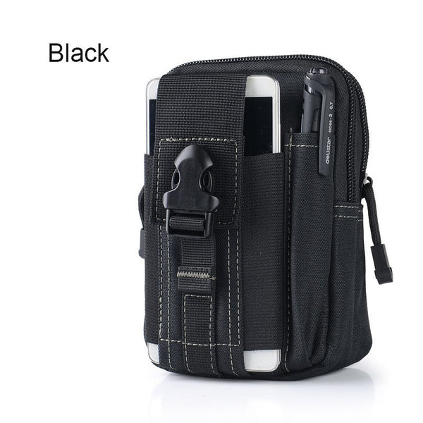 Universal Outdoor Tactical Holster Military Molle Hip Waist Belt Bag Wallet Pouch Purse Phone Cases For iPhone LG HTC Zipper