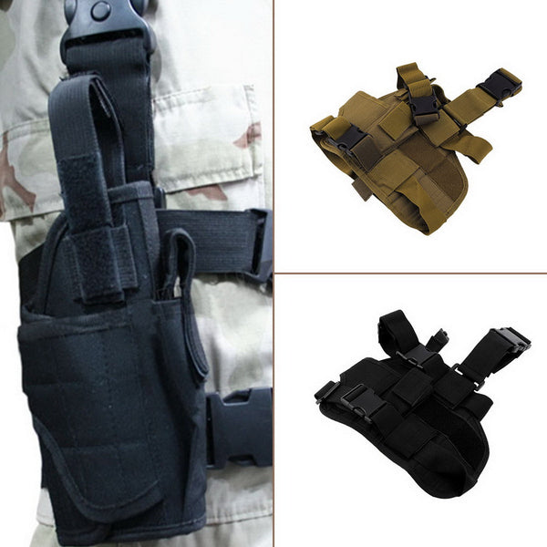 Classic Adjustable Practical Puttee Bag Thigh Leg For Holster Pouch Outdoor Hunting Airsoft Military Tactical free shipping