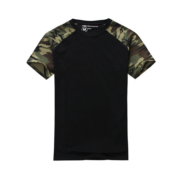 Camouflage T shirt Men Cotton Army Tactical Combat tshirt homme Military Sport Camo Camp Mens T-shirt Fashion Summer Casual Tees