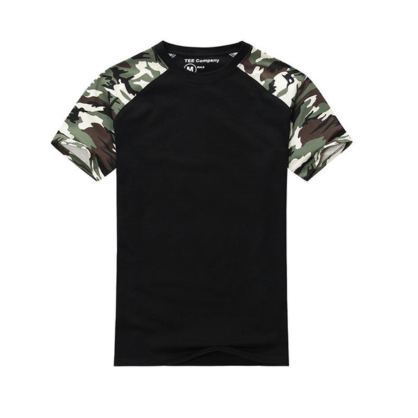 Camouflage T shirt Men Cotton Army Tactical Combat tshirt homme Military Sport Camo Camp Mens T-shirt Fashion Summer Casual Tees