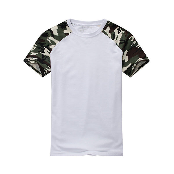 Camouflage T shirt Men Cotton Army Tactical Combat tshirt homme Military Sport Camo Camp Mens T-shirt Fashion Summer Casual Tees