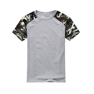 Camouflage T shirt Men Cotton Army Tactical Combat tshirt homme Military Sport Camo Camp Mens T-shirt Fashion Summer Casual Tees