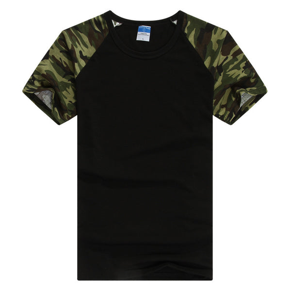 Camouflage T shirt Men Cotton Army Tactical Combat tshirt homme Military Sport Camo Camp Mens T-shirt Fashion Summer Casual Tees