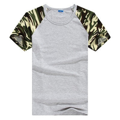 Camouflage T shirt Men Cotton Army Tactical Combat tshirt homme Military Sport Camo Camp Mens T-shirt Fashion Summer Casual Tees