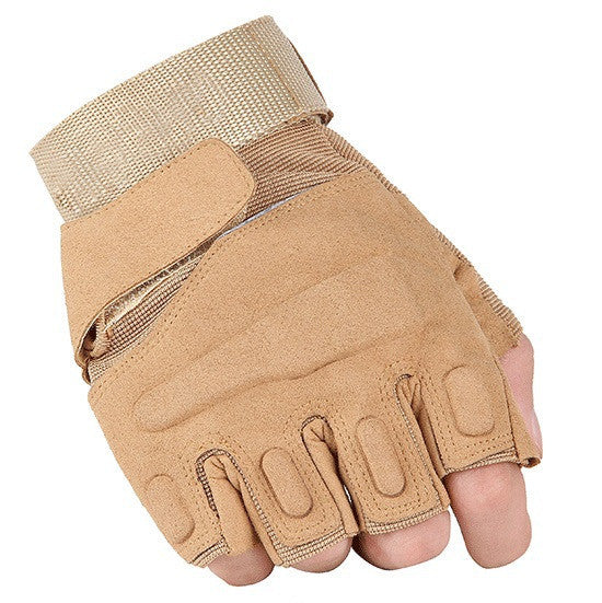 Military usa special forces training tactical gloves outdoor fighting combat slip-resistant black half- finger gloves