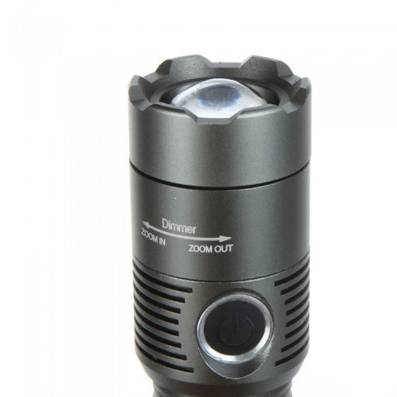 Built-in a charging interface 2000LM CREE XM-L T6 3 Mode LED Flashlight Zoomable Led Camping Hunting Lamp Torch use AAA 18650